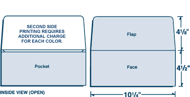 01-01 4 1/2" x 10 1/4" Document Folder