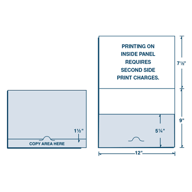 08-52 Oversized Horizontal or Vertical Pocket Folder