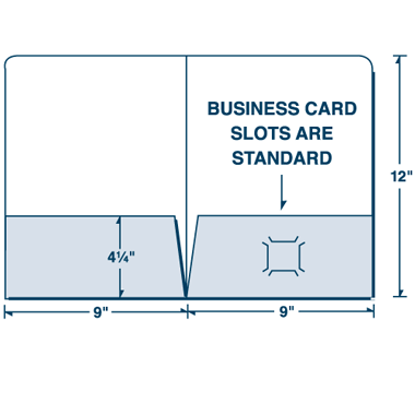 08-01-4CP Two Pocket Folder