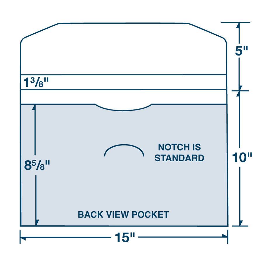 Legal Size Portfolio with Closure Notch