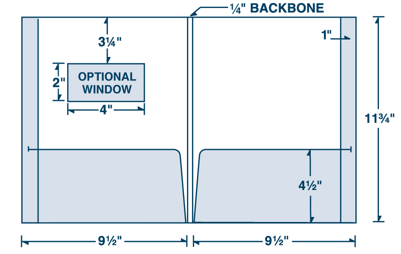 Reinforced Edge Folder with 1/4" Backbone