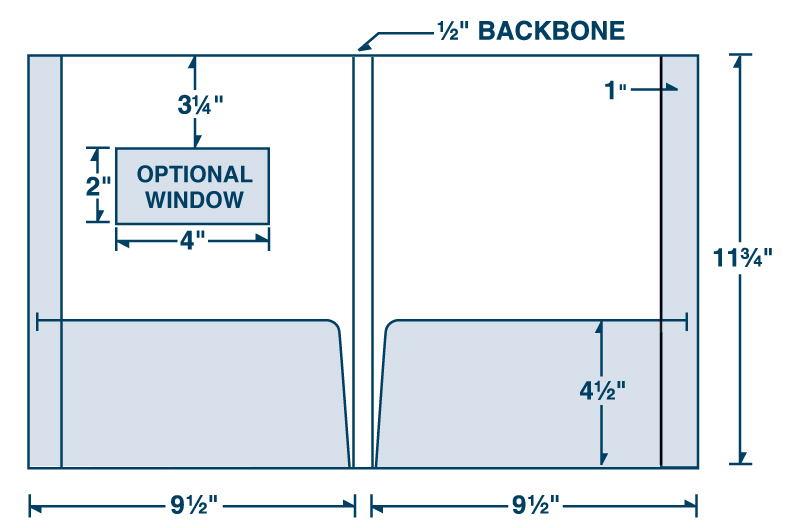 Reinforced Edge Folder with 1/2" Backbone