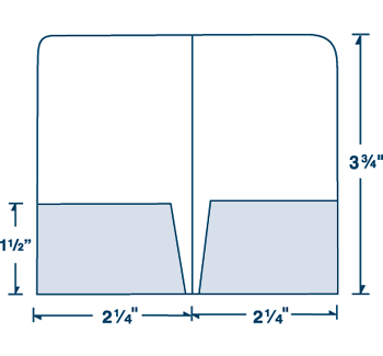 48-03 Small Two Pocket Folder