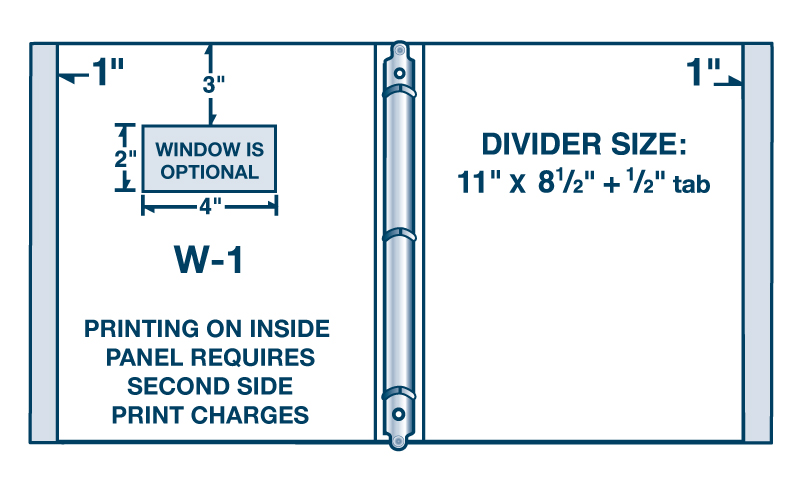 Three Ring Binder with Reinforced Edges, No Pockets