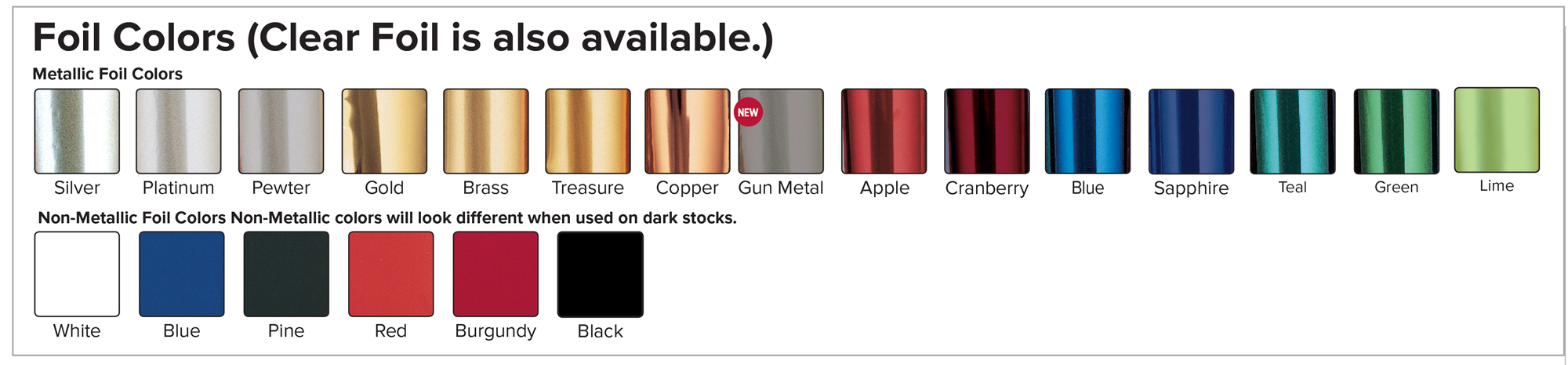 Foil Colors