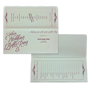 Wedding Bells Ring Folder