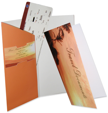 06-01 4" x 9 1/4" One Pocket Folder