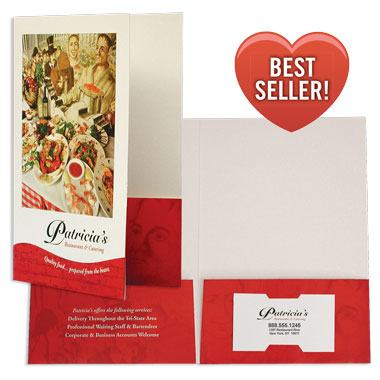 68-01 6" x 9" Two Pocket Folder