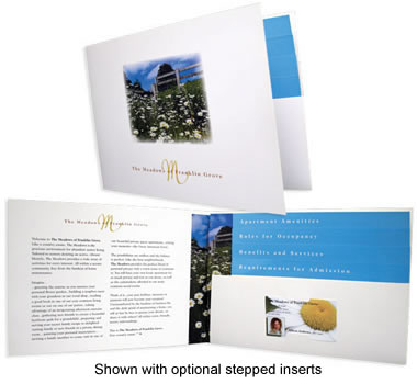 68-06 10" x 7" One Pocket Landscape Folder