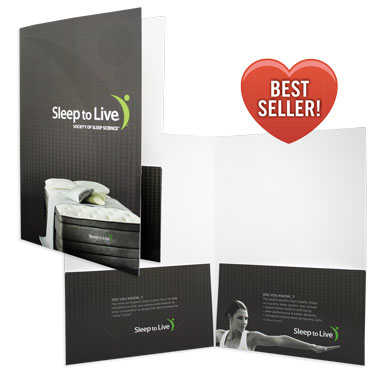 68-07 7" x 10" Two Pocket Folder