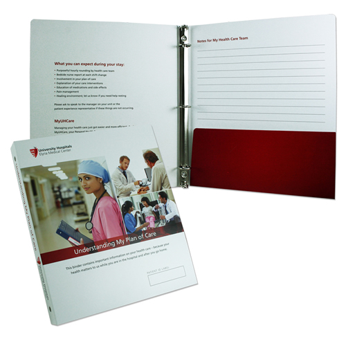 88-04 Three Ring Binder with Right Pocket