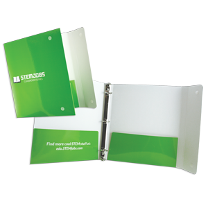 Three Ring Portfolio Flap Binder