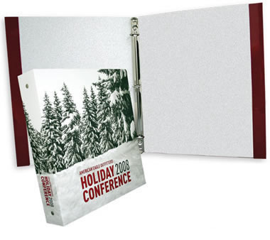 99-71 Three Ring Binder with Reinforced Edges