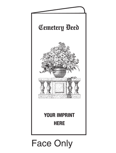 Cemetery Deed Document Folder