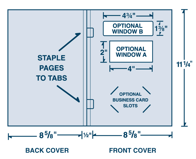 One-Piece Tax Cover with Tabs