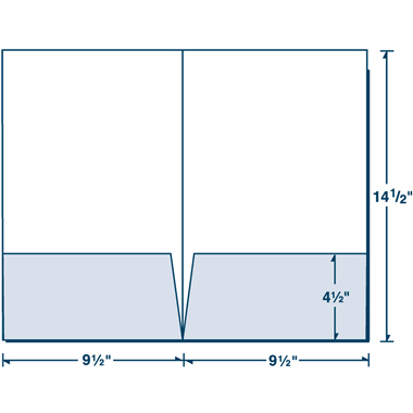 Legal Size Folder with Square Corners