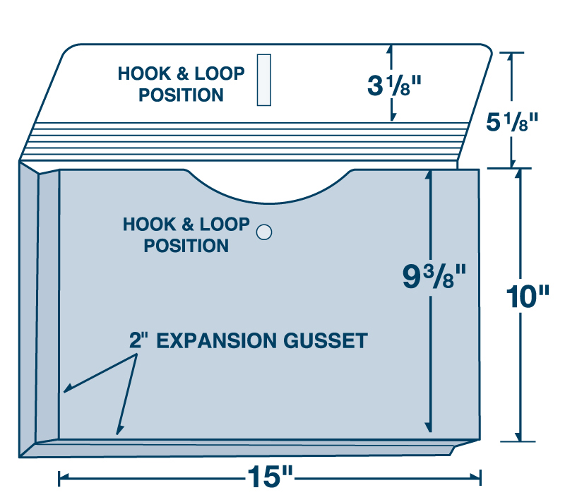 15" x 10" Sealed Expansion Portfolio 2"