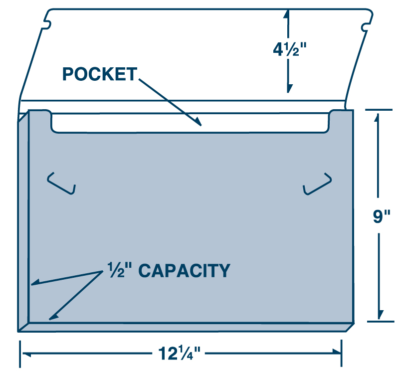 1/2" Capacity Tuck Tab Sales Box