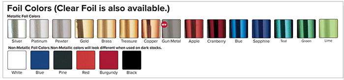 Foil Chart