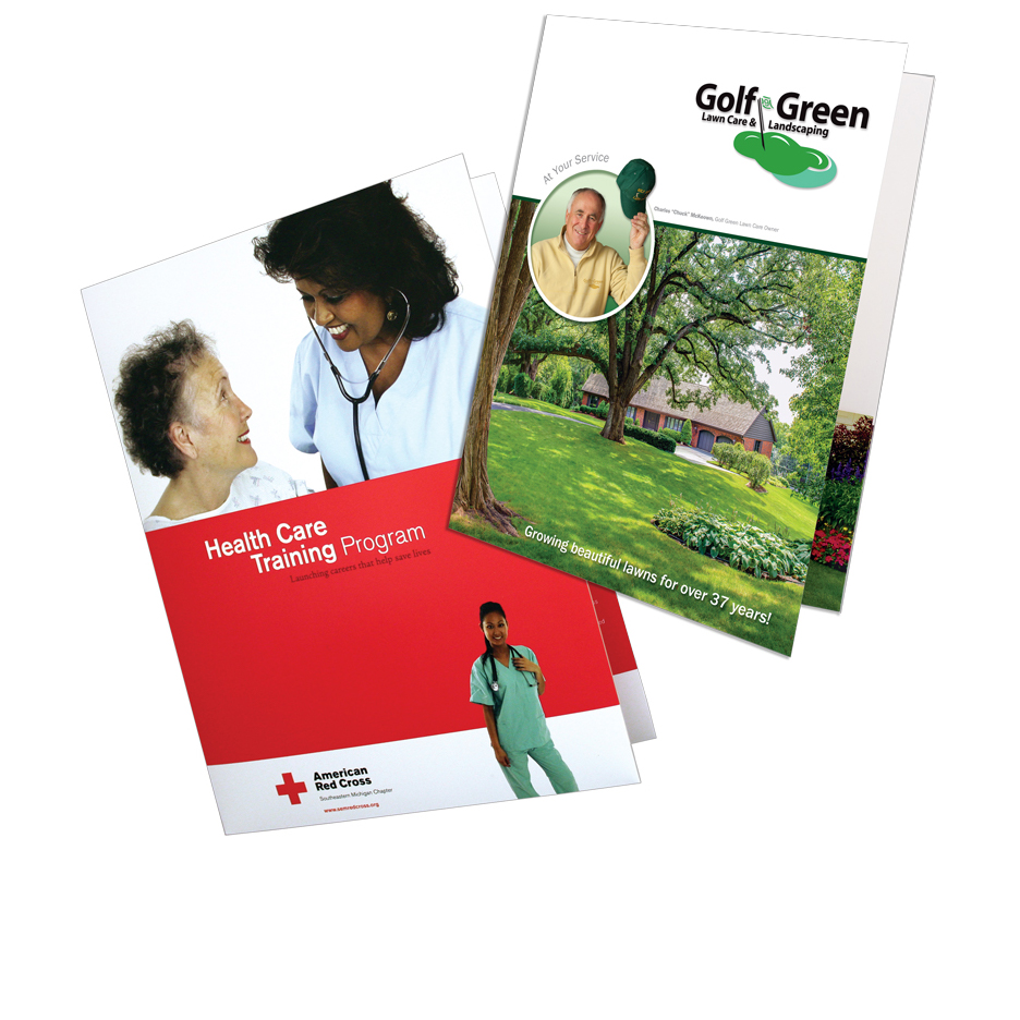08-96-4CP Two Pocket Folder