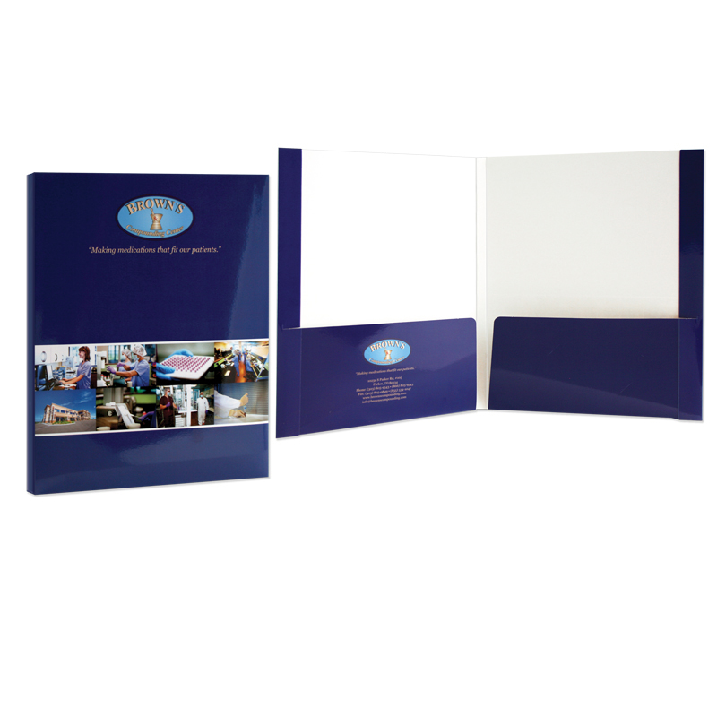 14-16 Legal Size Folder with Fold Down Tab