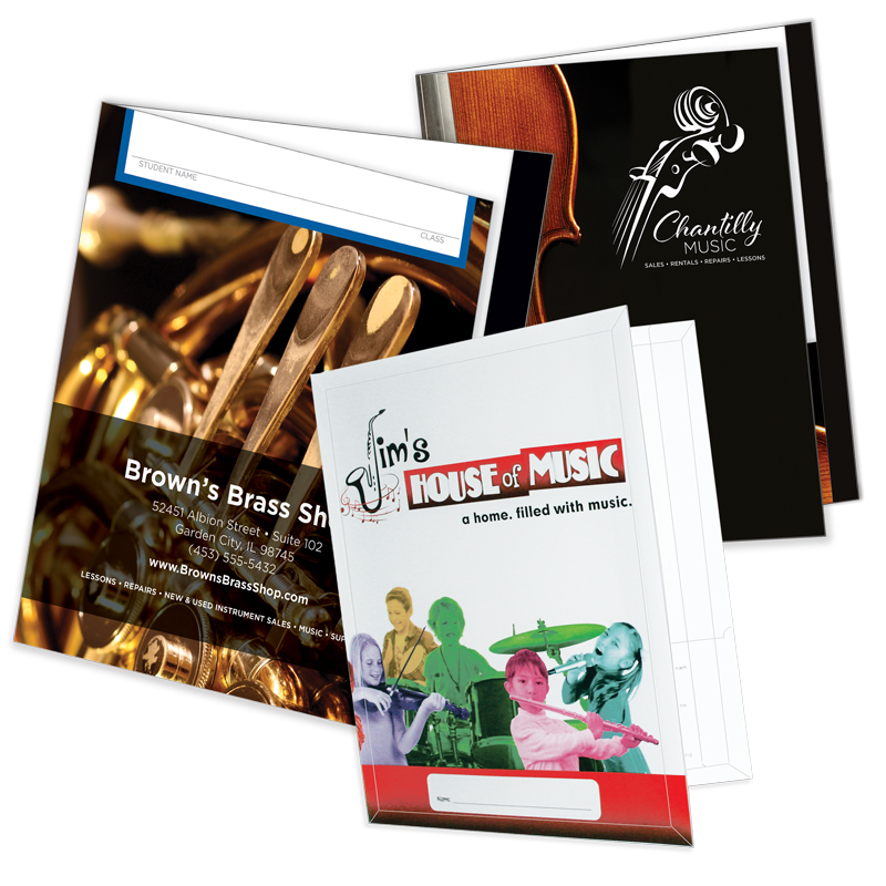 Band, Music & RE Edge Folders