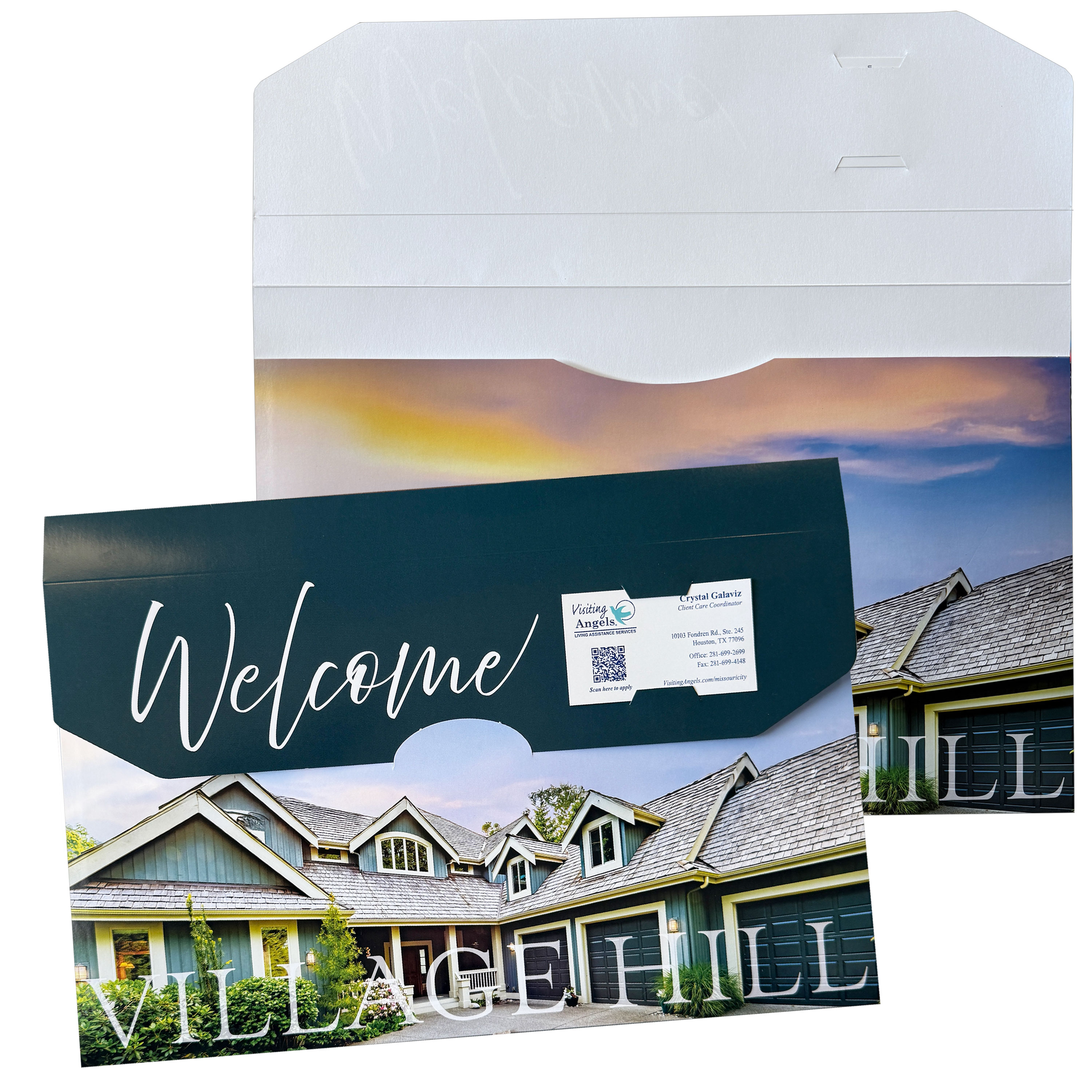 Four Color Process Printed Folder