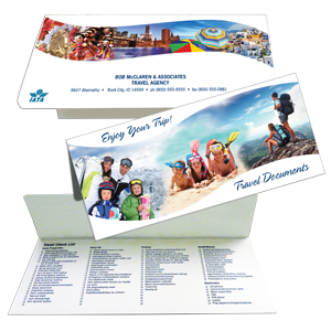 Enjoy Your Trip Digital Document Folder
