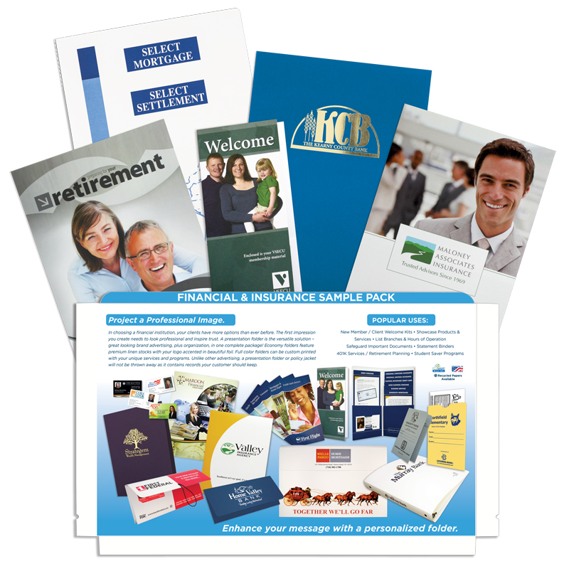 Financial & Insurance Sample Packs